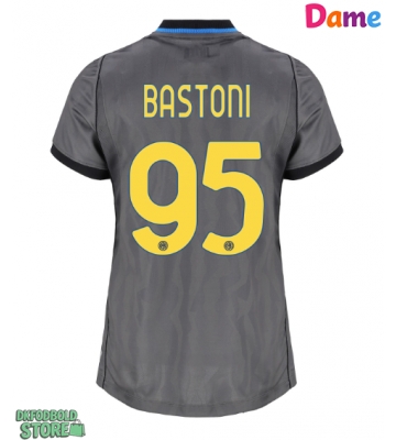 Inter Milan Alessandro Bastoni #95 Replika Tredjetrøje Dame 2026-27 Kortærmet